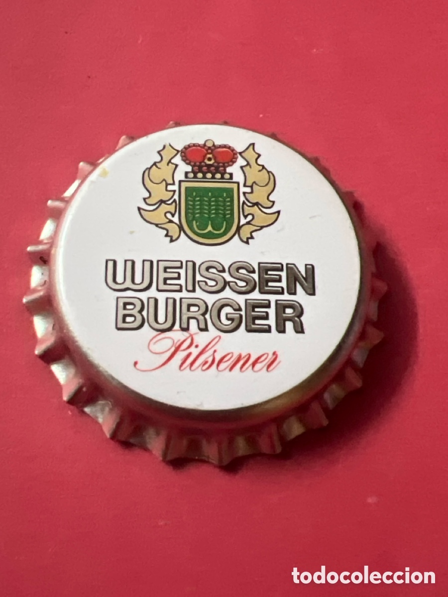 Coleccionismo de cervezas: T901. CHAPA CERVEZA - SIN ABRIR - WEISSEN BURGER