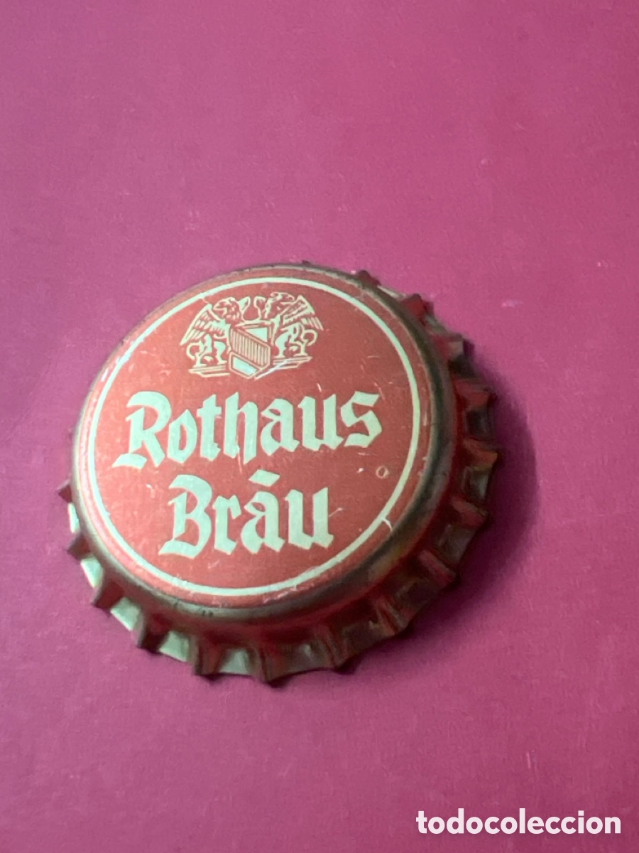 Coleccionismo de cervezas: T907. CHAPA CERVEZA - SIN ABRIR - ROTHAUS BRAU