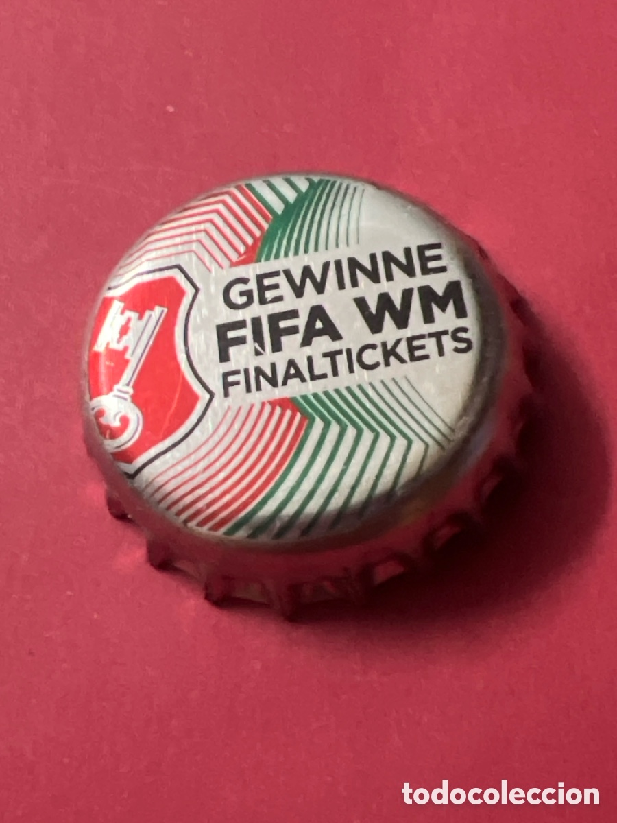 Coleccionismo de cervezas: T922. CHAPA CERVEZA - Gewinne FIFA WM Finaltickets - ALEMANIA