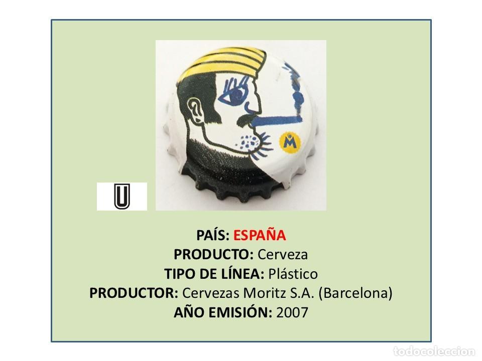 Coleccionismo de cervezas: TAPON CORONA CAPSULA CHAPA CERVEZA MORITZ (ESPA&Ntilde;A)