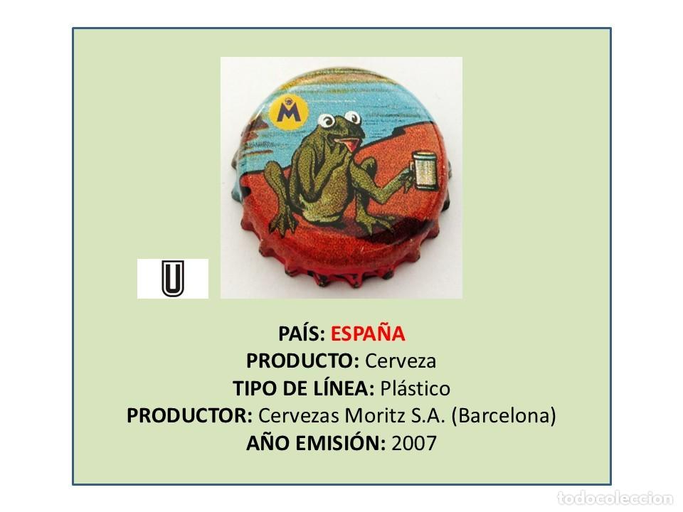 Coleccionismo de cervezas: TAPON CORONA CAPSULA CHAPA CERVEZA MORITZ (ESPA&Ntilde;A)