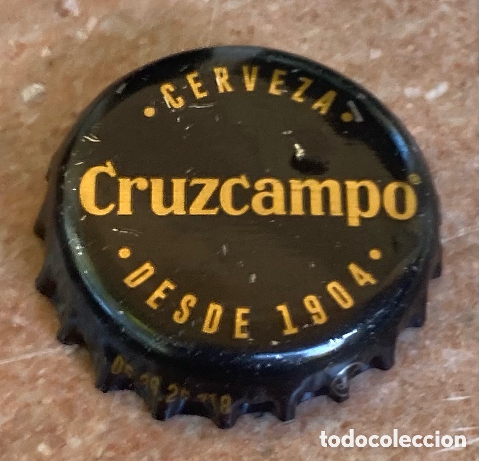 Coleccionismo de cervezas: BOTTLE CAP TAP&Oacute;N CORONA BEER CAPSULE BIERE CHAPA BIRRA CERVEZA CRUZCAMPO.--LOTE N. 2920--CARMANJO
