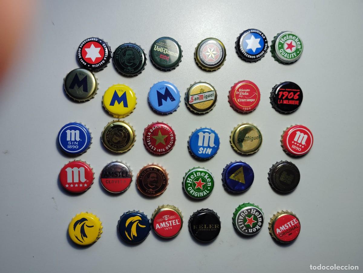 Coleccionismo de cervezas: TAPON CORONA CERVEZA ESPA&Ntilde;A ARTESANA . LOTE 30 . USADO