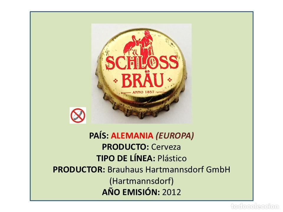 Coleccionismo de cervezas: TAPON CORONA CAPSULA CHAPA CERVEZA SCHLOSS (ALEMANIA)