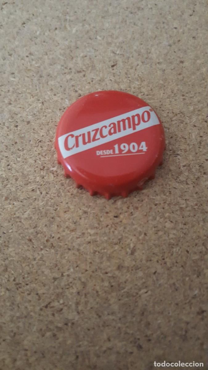 Coleccionismo de cervezas: Chapa/tap&oacute;n/corona, cerveza Cruzcampo, modelo 1