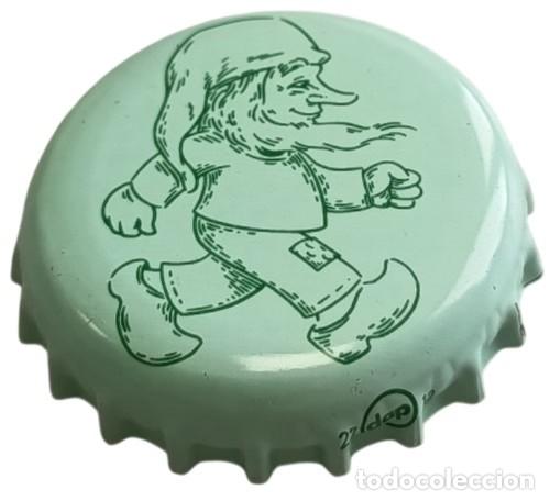 Coleccionismo de cervezas: Belgica Capsule de Bi&egrave;re Beer Crown Cap Chouffe Lite Lutin Malcolm RP917 tap&oacute;n corona
