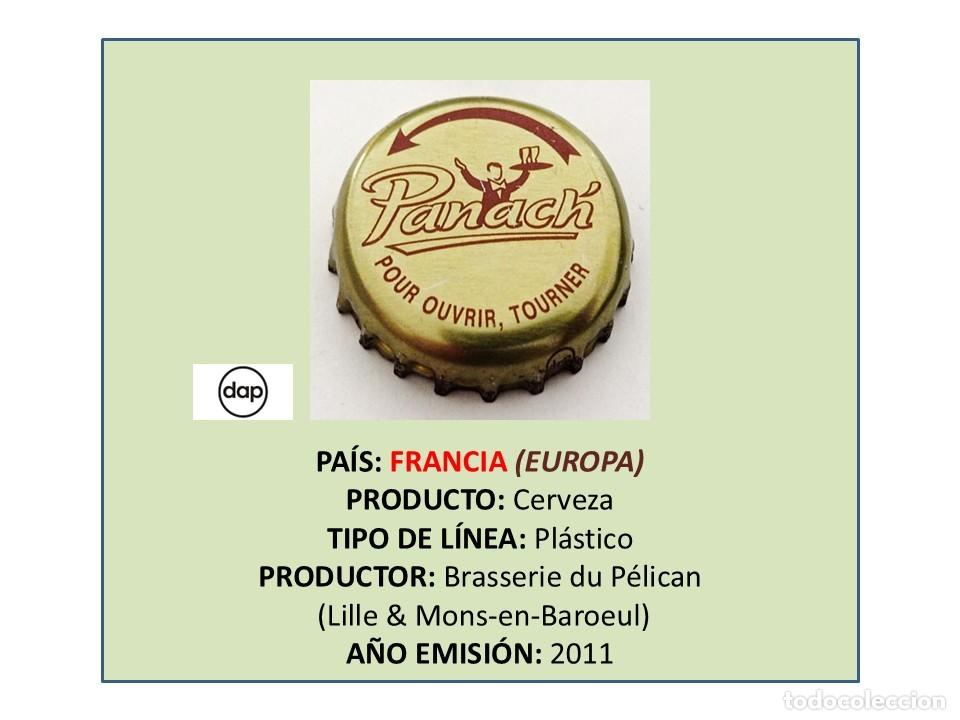 Coleccionismo de cervezas: TAPON CORONA CAPSULA CHAPA CERVEZA PANACH' (FRANCIA)