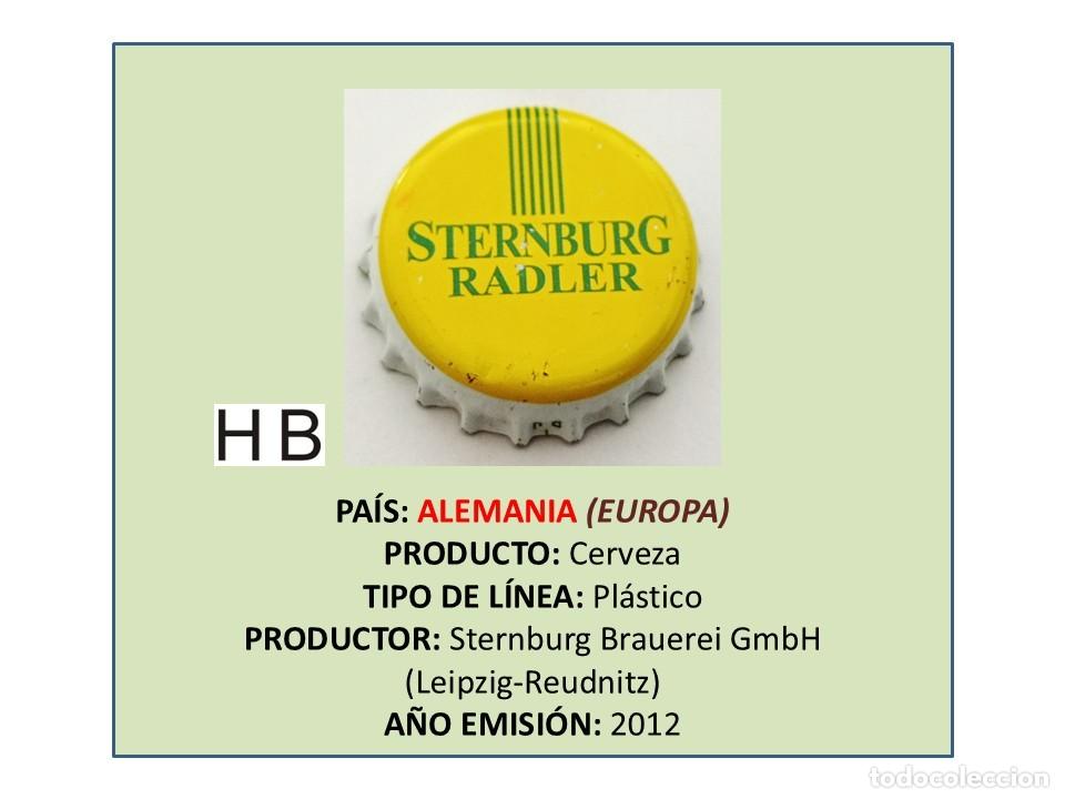Coleccionismo de cervezas: TAPON CORONA CAPSULA CHAPA CERVEZA STERNBURG RADLER (ALEMANIA)