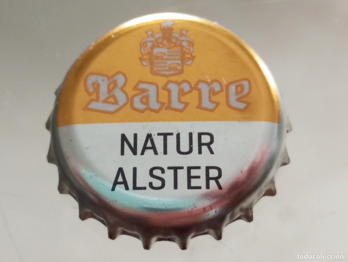 Coleccionismo de cervezas: Chapa tap&oacute;n corona de la cerveza alemana BARRE NATUR ALSTER