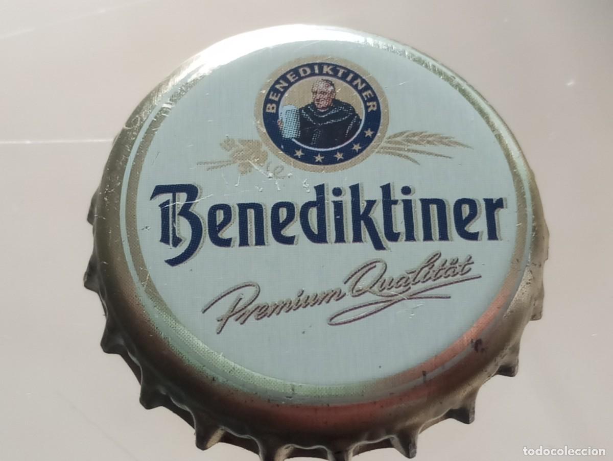 Coleccionismo de cervezas: Chapa tap&oacute;n corona de la cerveza alemana BENEDIKTINER PREMIUM QUALIT&Auml;T