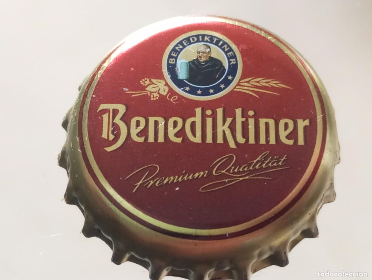 Coleccionismo de cervezas: Chapa tap&oacute;n corona de la cerveza alemana BENEDIKTINER PREMIUM QUALIT&Auml;T