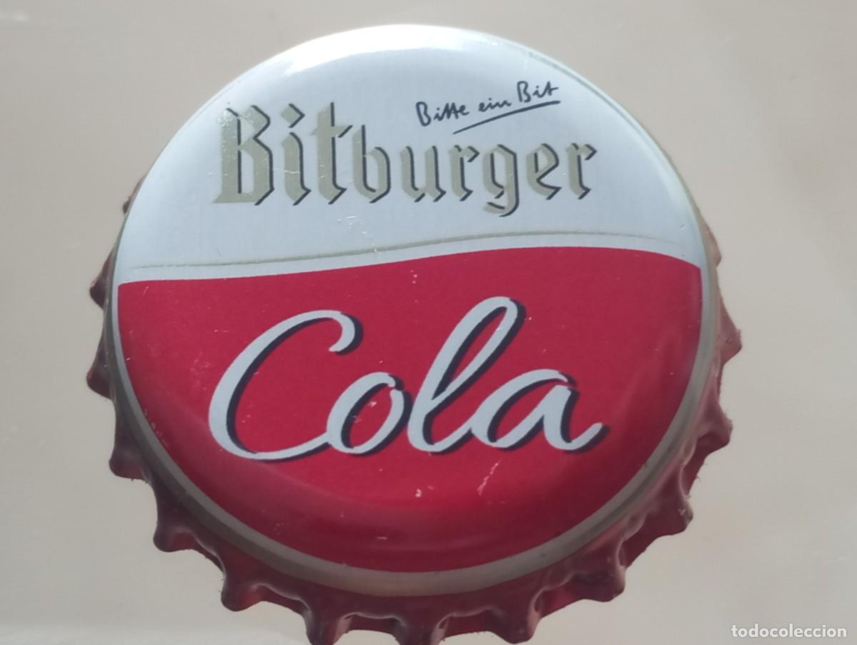 Coleccionismo de cervezas: Chapa tap&oacute;n corona de la cerveza alemana BITBURGER COLA