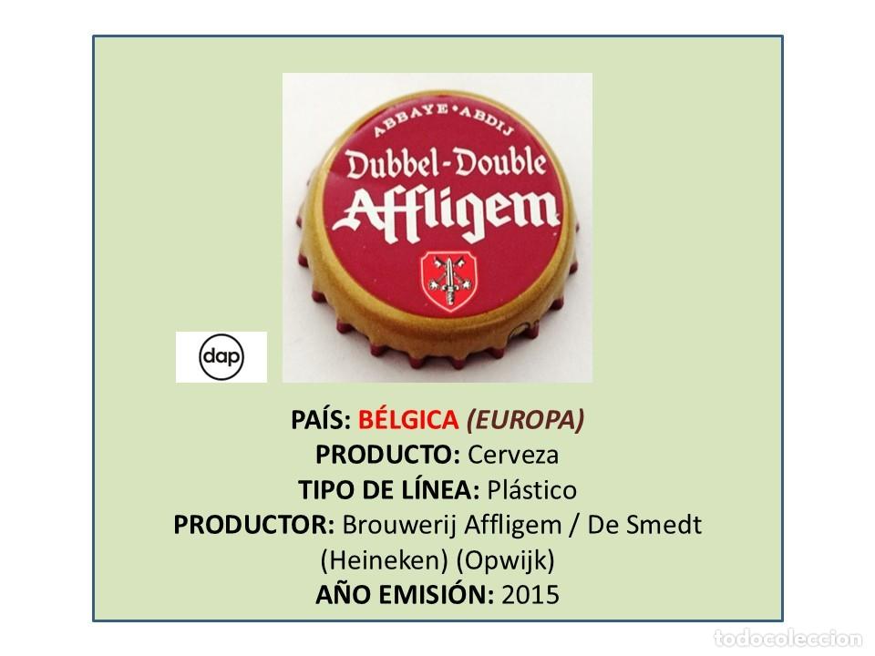 Coleccionismo de cervezas: TAPON CORONA CAPSULA CHAPA CERVEZA AFFLIGEM DUBBEL (B&Eacute;LGICA)