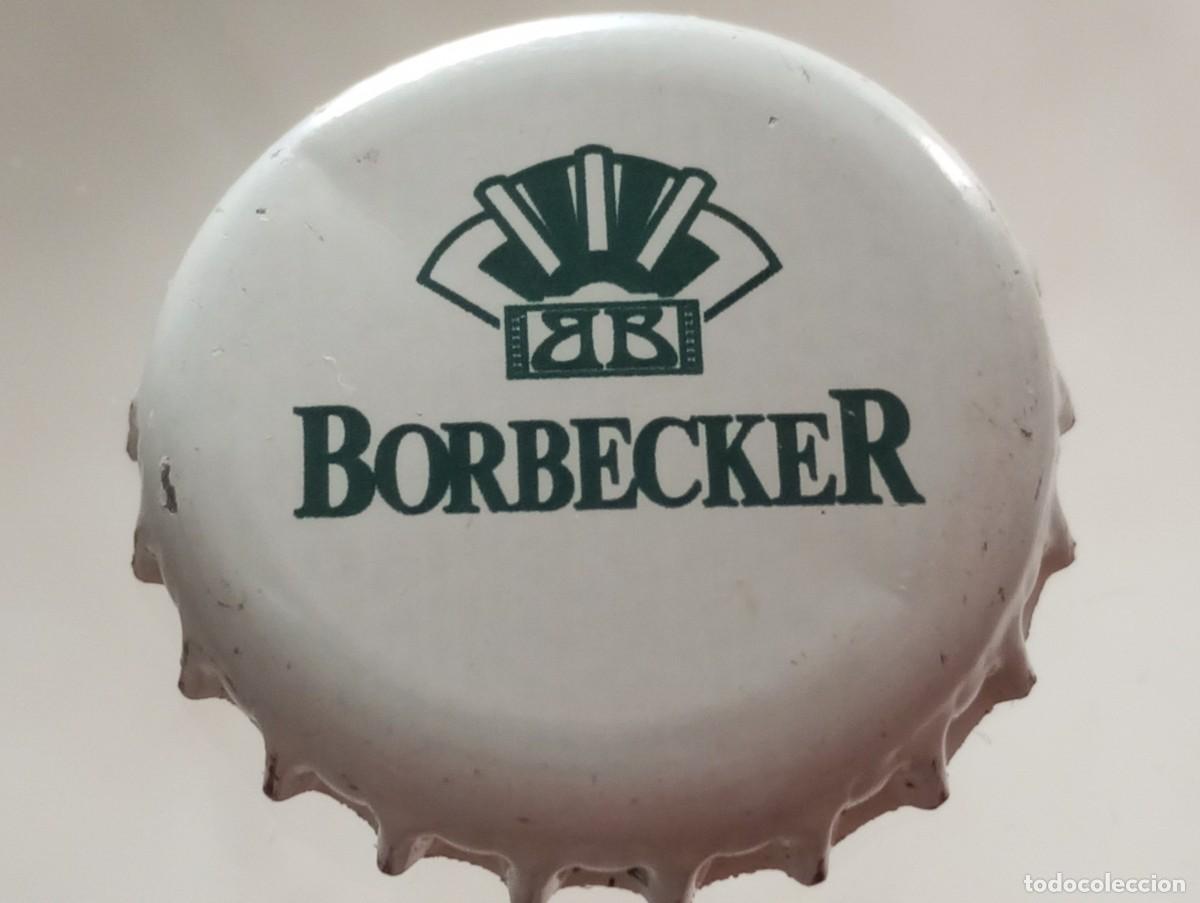 Coleccionismo de cervezas: Chapa tap&oacute;n corona de la cerveza alemana BORBECKER