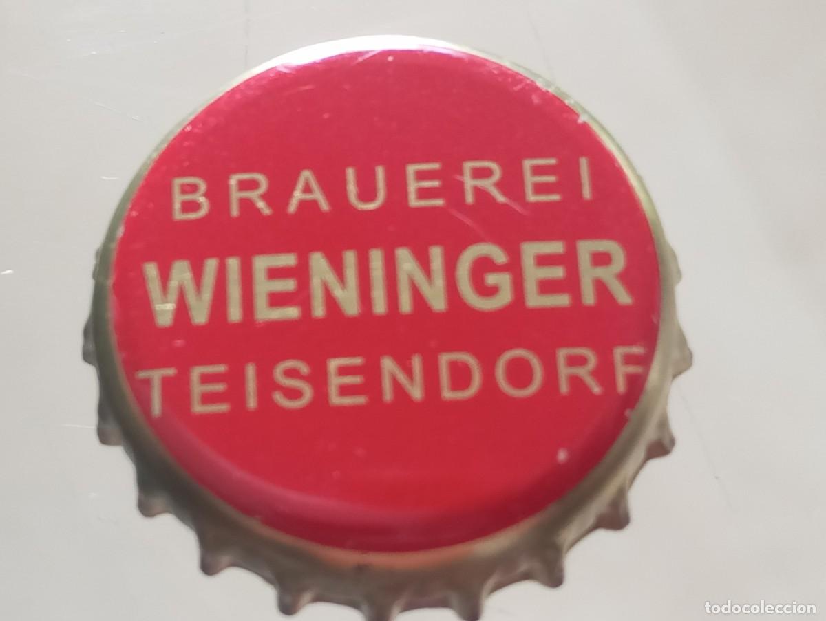 Coleccionismo de cervezas: Chapa tap&oacute;n corona de la cerveza alemana BRAUEREI WIENINGER - TEISENDORF