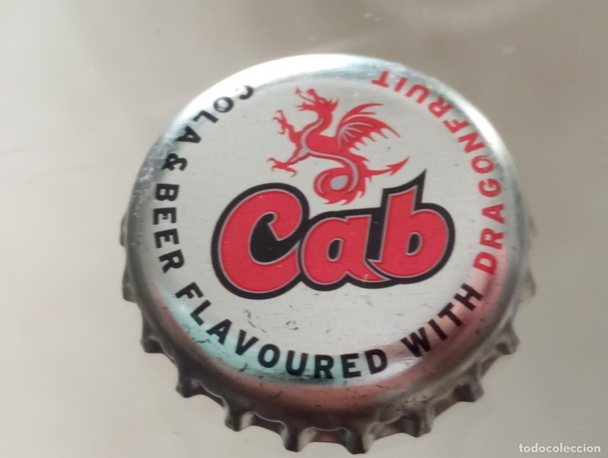 Coleccionismo de cervezas: Chapa tap&oacute;n corona de la cerveza alemana CAB COLA & BEER