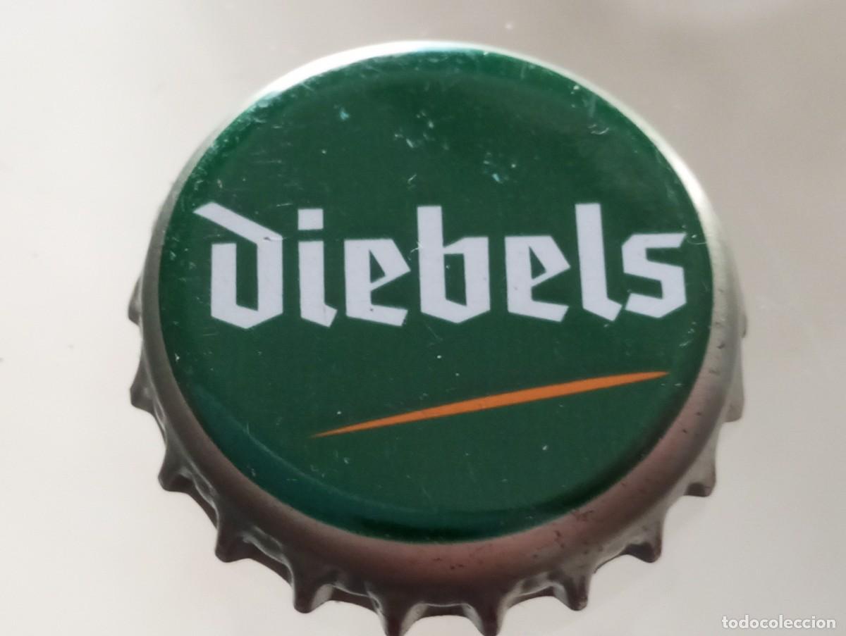 Coleccionismo de cervezas: Chapa tap&oacute;n corona de la cerveza alemana DIEBELS