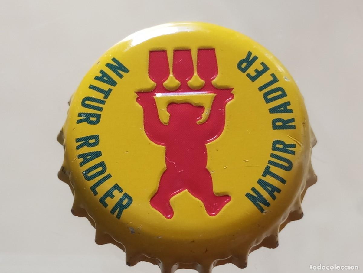 Coleccionismo de cervezas: Chapa tap&oacute;n corona de la cerveza alemana BERLINER NATUR RADLER