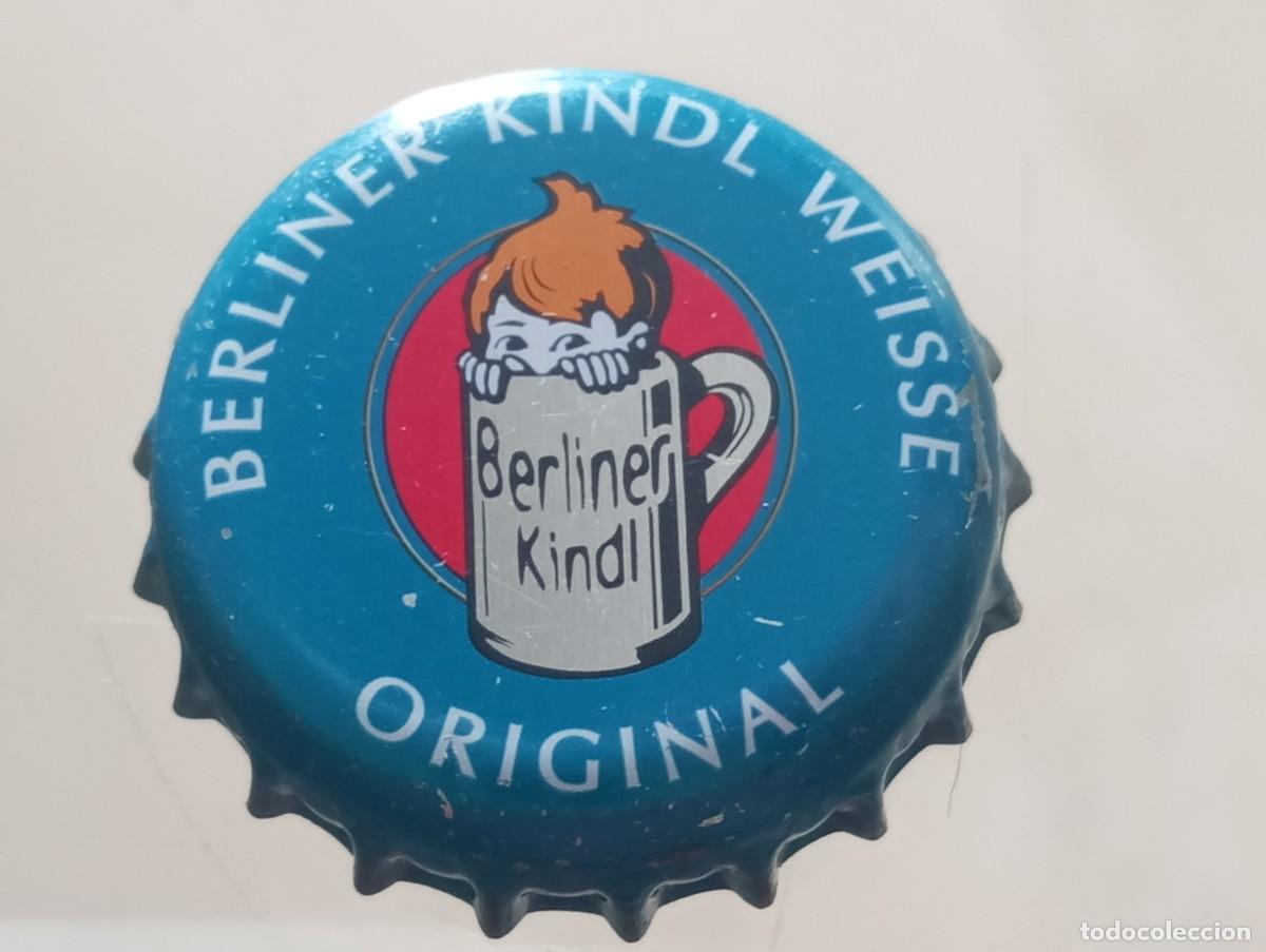 Coleccionismo de cervezas: Chapa tap&oacute;n corona de la cerveza alemana BERLINER KINDL WEISSE ORIGINAL