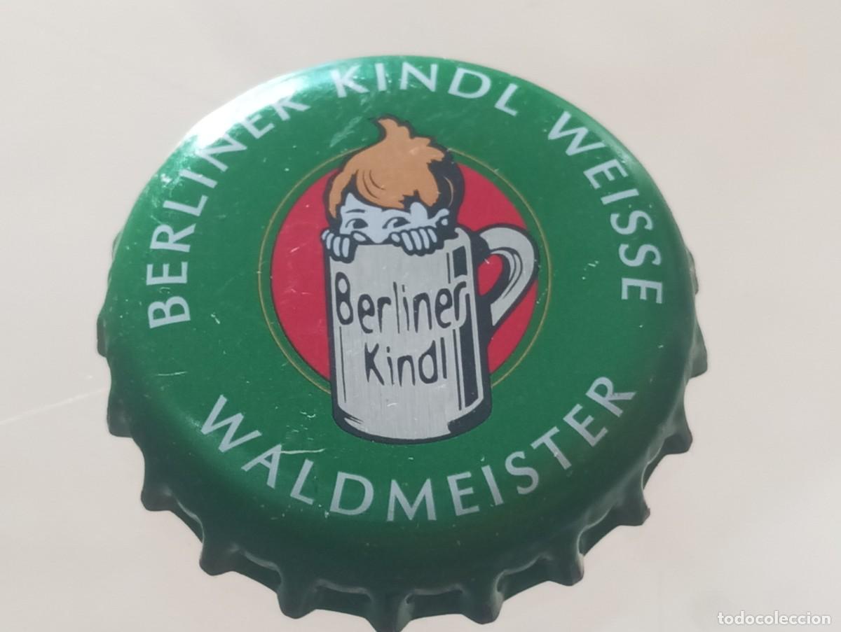 Coleccionismo de cervezas: Chapa tap&oacute;n corona de la cerveza alemana BERLINER KINDL WEISSE WALDMEISTER