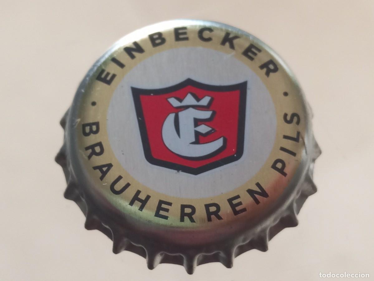 Coleccionismo de cervezas: Chapa tap&oacute;n corona de la cerveza alemana EINBECKER BRAUHERREN PILS