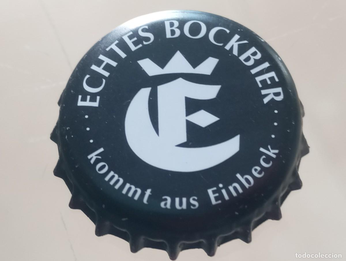 Coleccionismo de cervezas: Chapa tap&oacute;n corona de la cerveza alemana EINBECKER ECHTES BOCKBIER