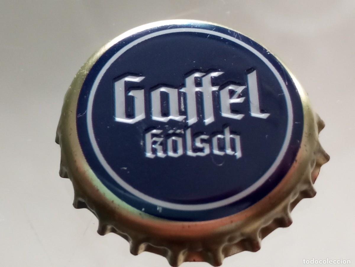 Coleccionismo de cervezas: Chapa tap&oacute;n corona de la cerveza alemana GAFFEL K&Ouml;LSCH