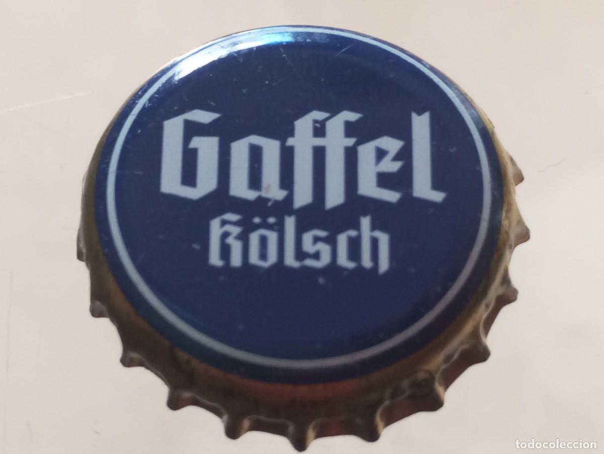 Coleccionismo de cervezas: Chapa tap&oacute;n corona de la cerveza alemana GAFFEL K&Ouml;LSCH