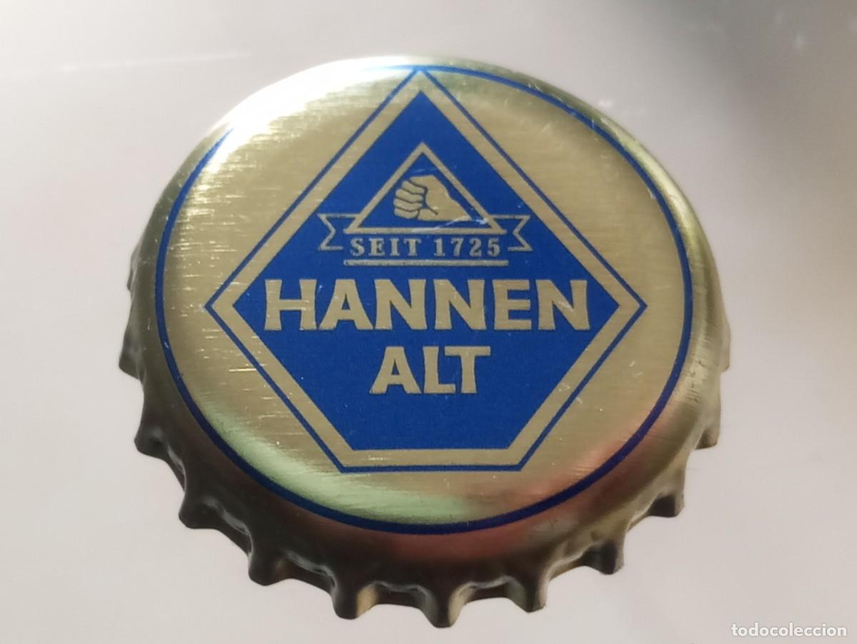 Coleccionismo de cervezas: Chapa tap&oacute;n corona de la cerveza alemana HANNEN ALT SEIT 1725