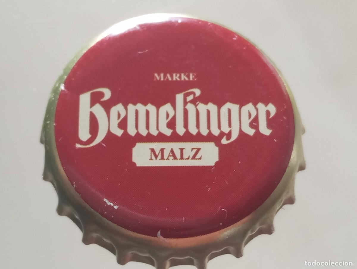 Coleccionismo de cervezas: Chapa tap&oacute;n corona de la cerveza alemana HEMELINGER MALZ