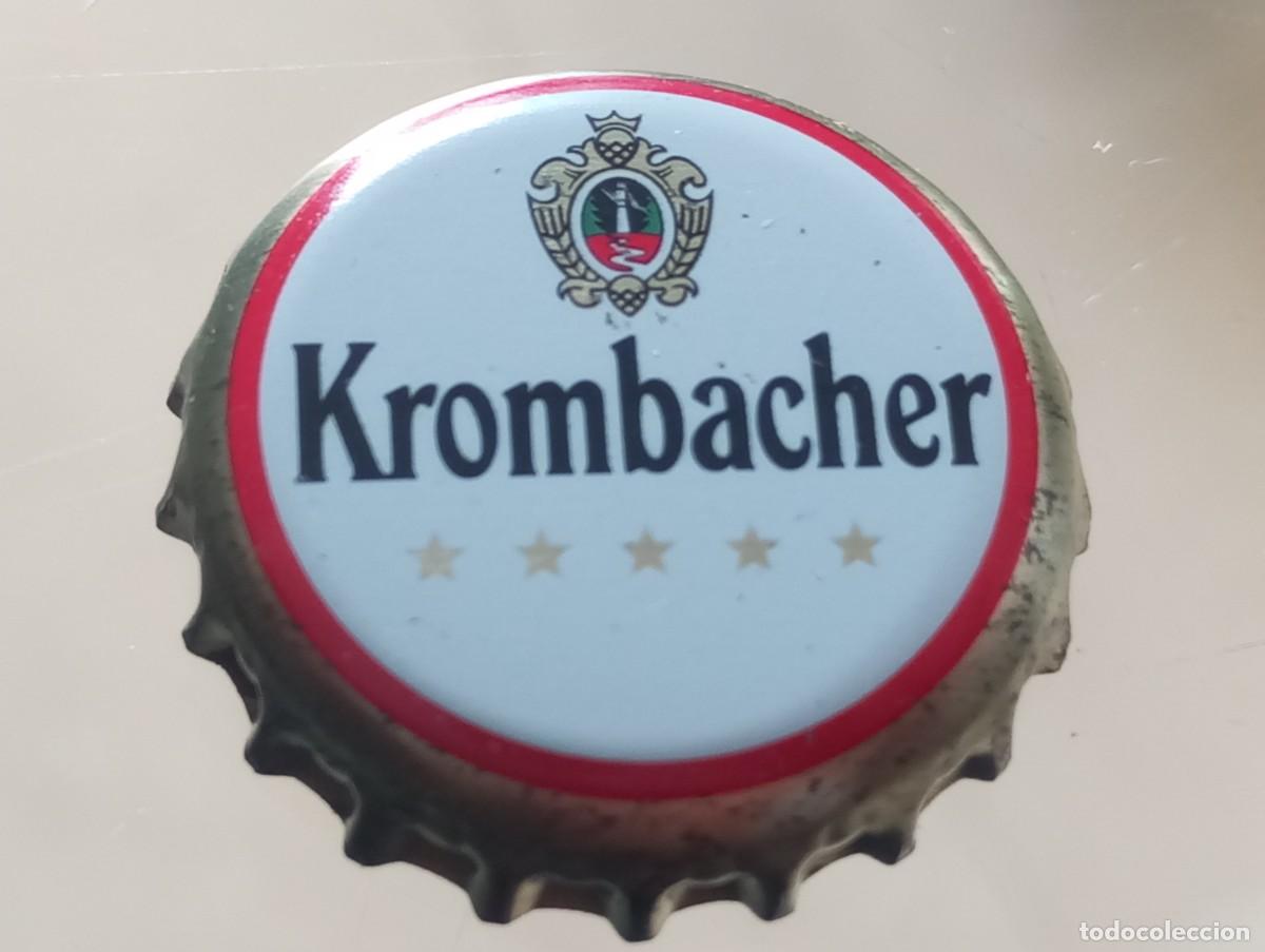 Coleccionismo de cervezas: Chapa tap&oacute;n corona de la cerveza alemana KROMBACHER ALKOHOLFREI