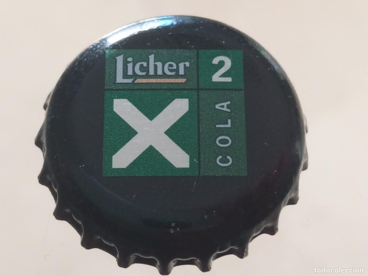 Coleccionismo de cervezas: Chapa tap&oacute;n corona de la cerveza alemana LICHER X2 COLA