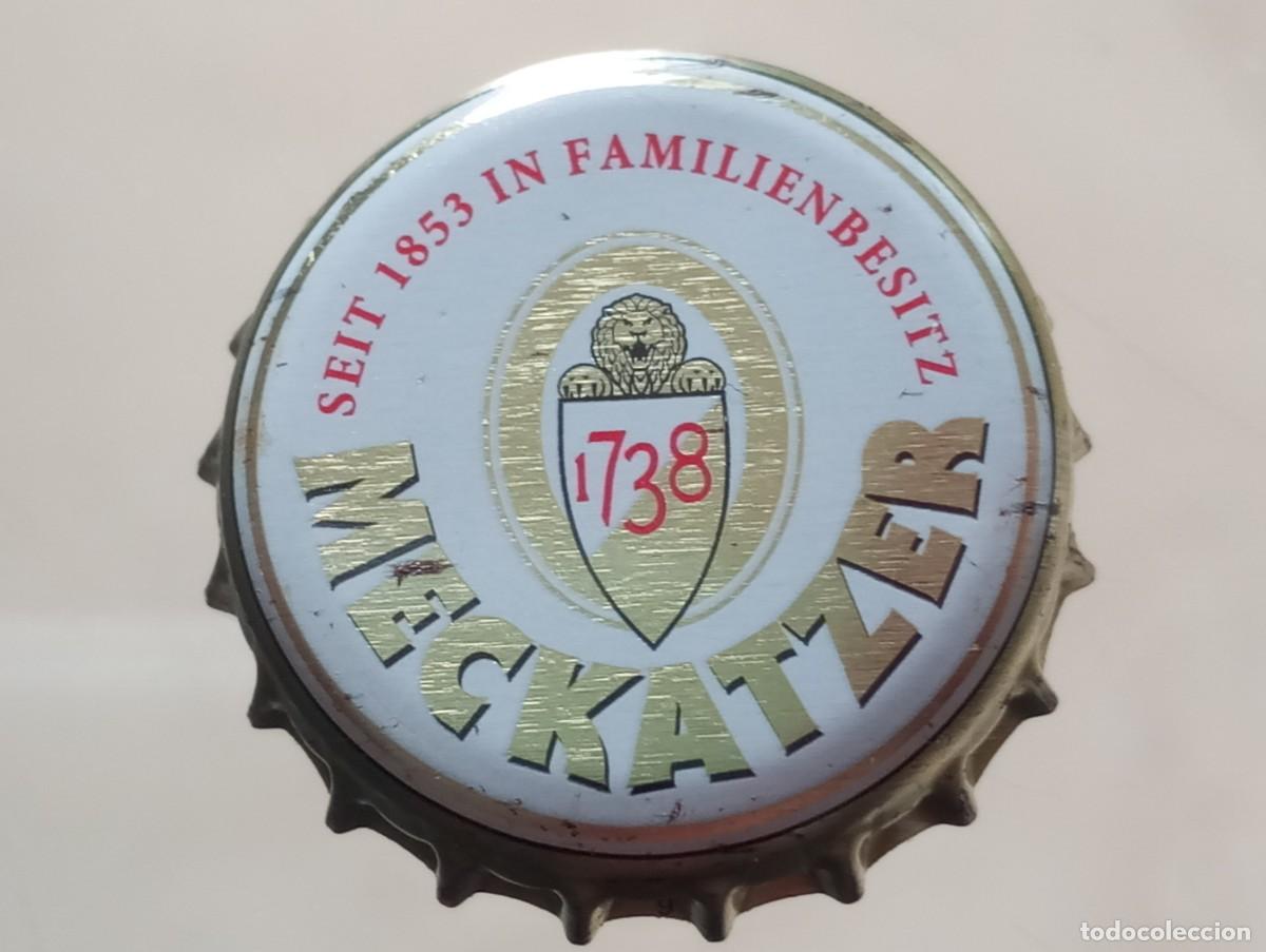 Coleccionismo de cervezas: Chapa tap&oacute;n corona de la cerveza alemana MECKATZER 1738 - SEIT 1853 IN FAMILIENBESITZ