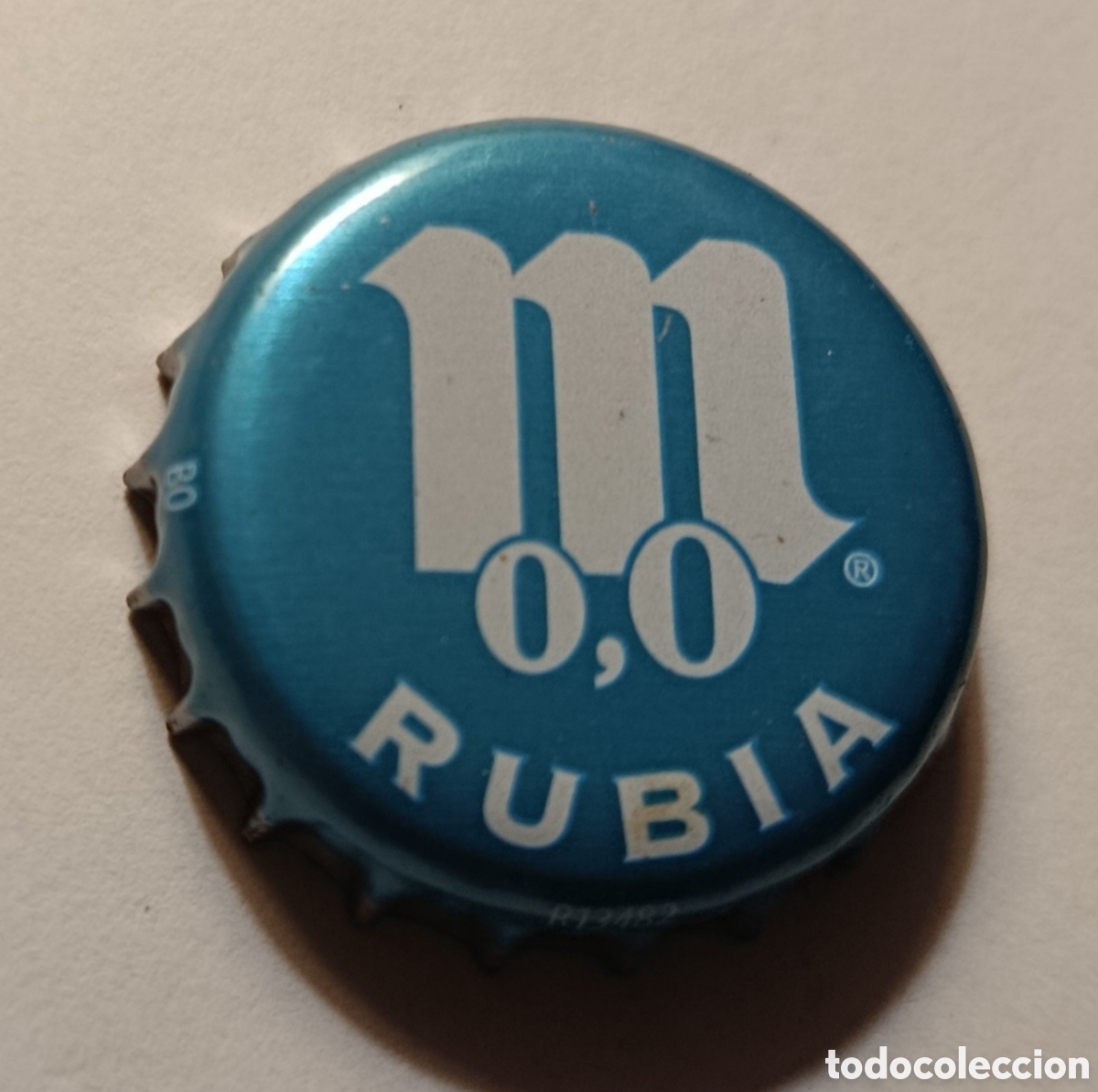 Coleccionismo de cervezas: CHAPA CERVEZA MAHOU RUBIA 0,0