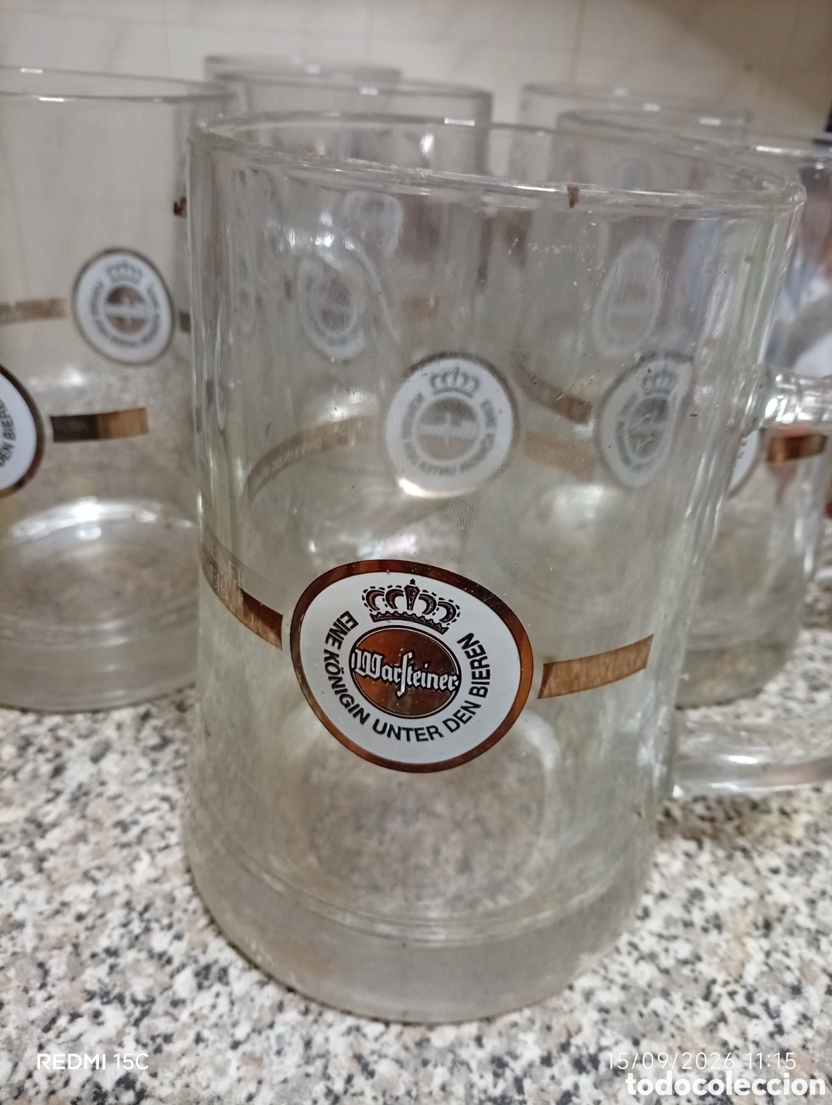 Coleccionismo de cervezas: Jarras cerveza warsteiner - Foto 4