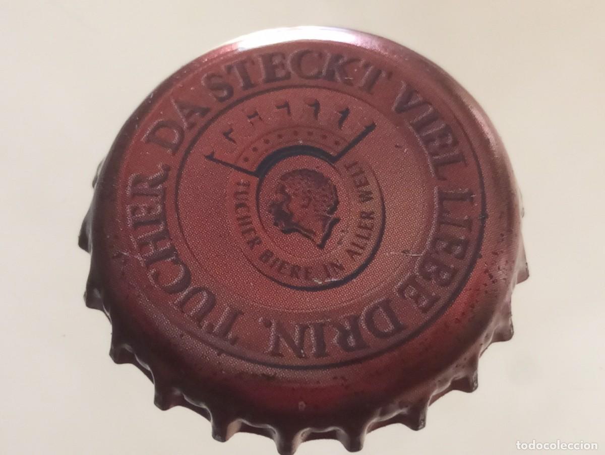 Coleccionismo de cervezas: Chapa tap&oacute;n corona de la cerveza alemana TUCHER