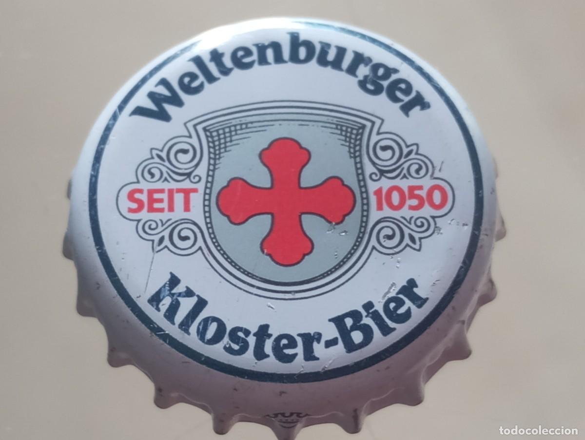Coleccionismo de cervezas: Chapa tap&oacute;n corona de la cerveza alemana WELTENBURGER KLOSTER-BIER SEIT 1050
