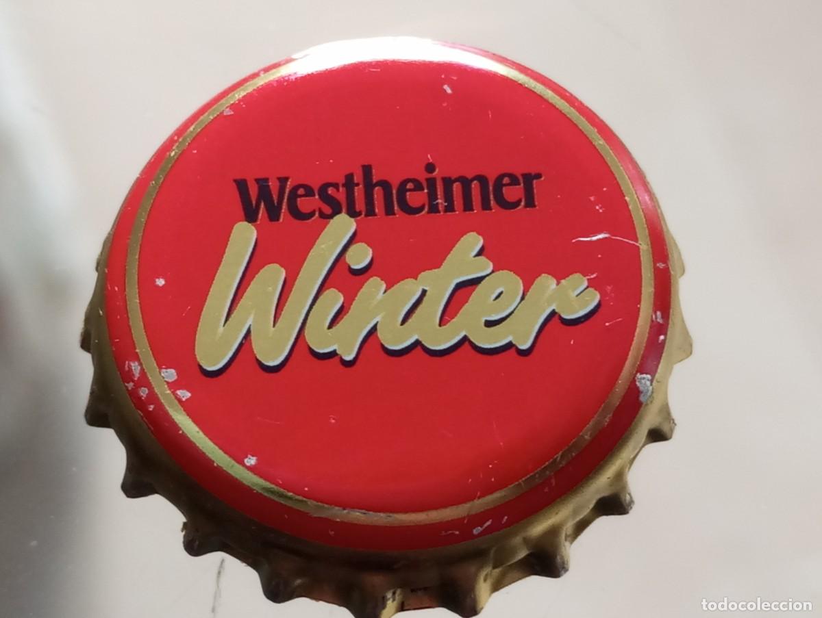 Coleccionismo de cervezas: Chapa tap&oacute;n corona de la cerveza alemana WESTHEIMER WINTER