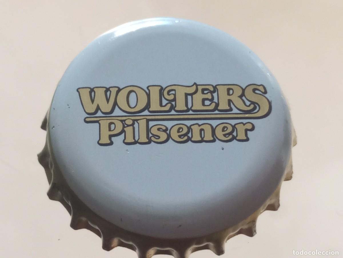 Coleccionismo de cervezas: Chapa tap&oacute;n corona de la cerveza alemana WOLTERS PILSENER