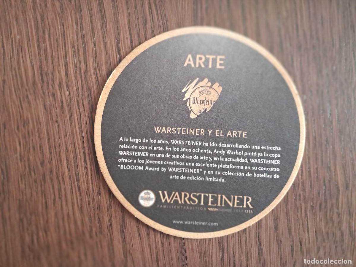 Coleccionismo de cervezas: posavasos de cerveza, warsteiner, Arte.