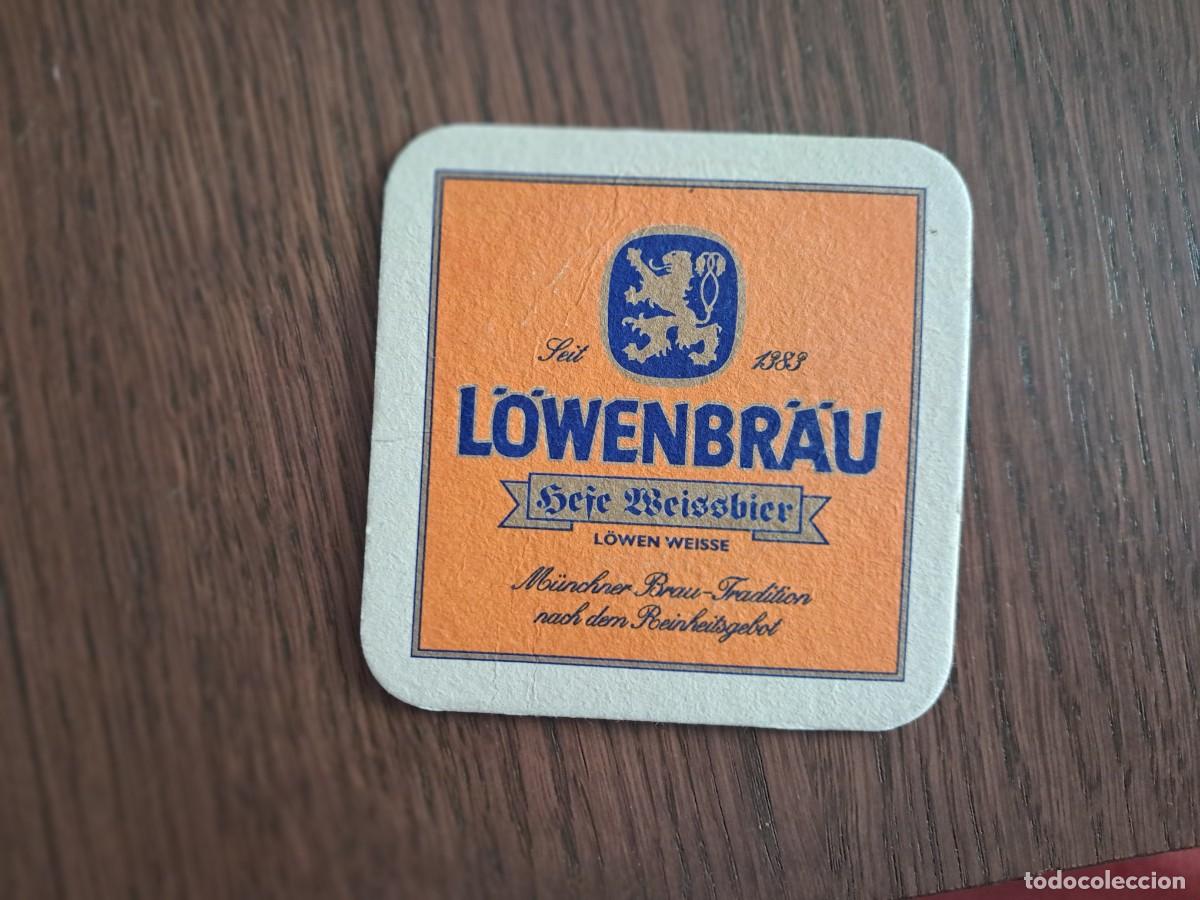 Coleccionismo de cervezas: posavasos de cerveza, Lowenbrau.