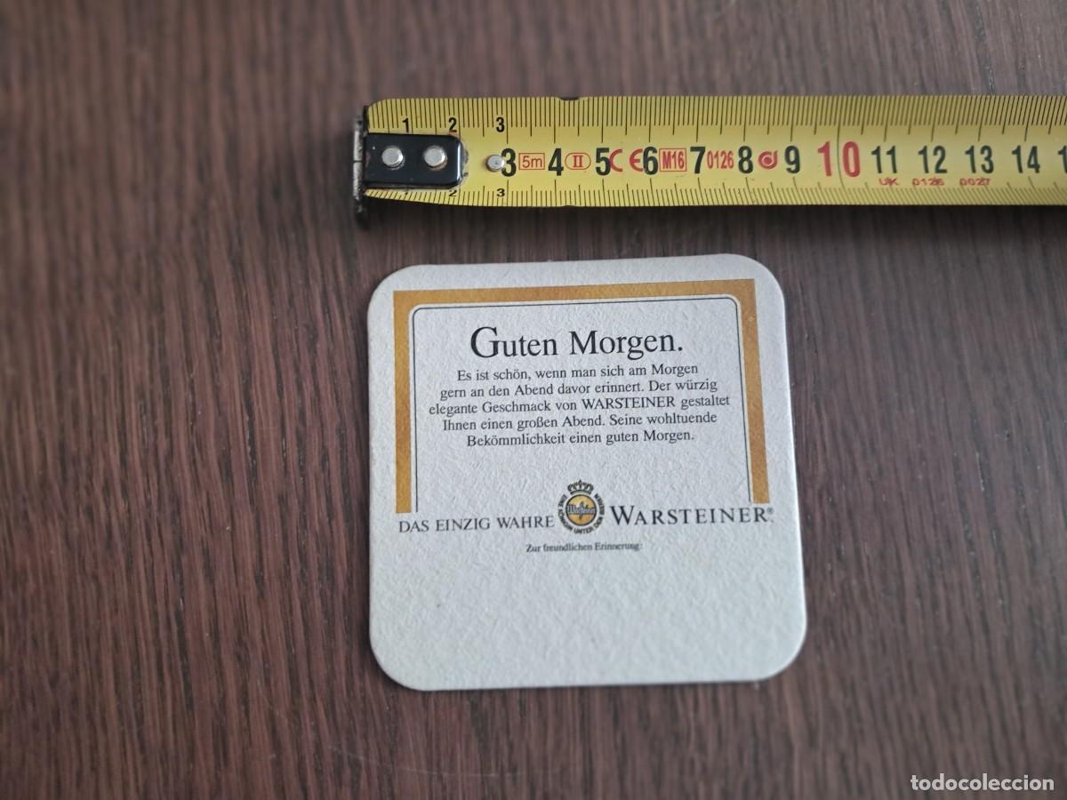 Coleccionismo de cervezas: posavasos de cerveza, warsteiner. - Foto 2
