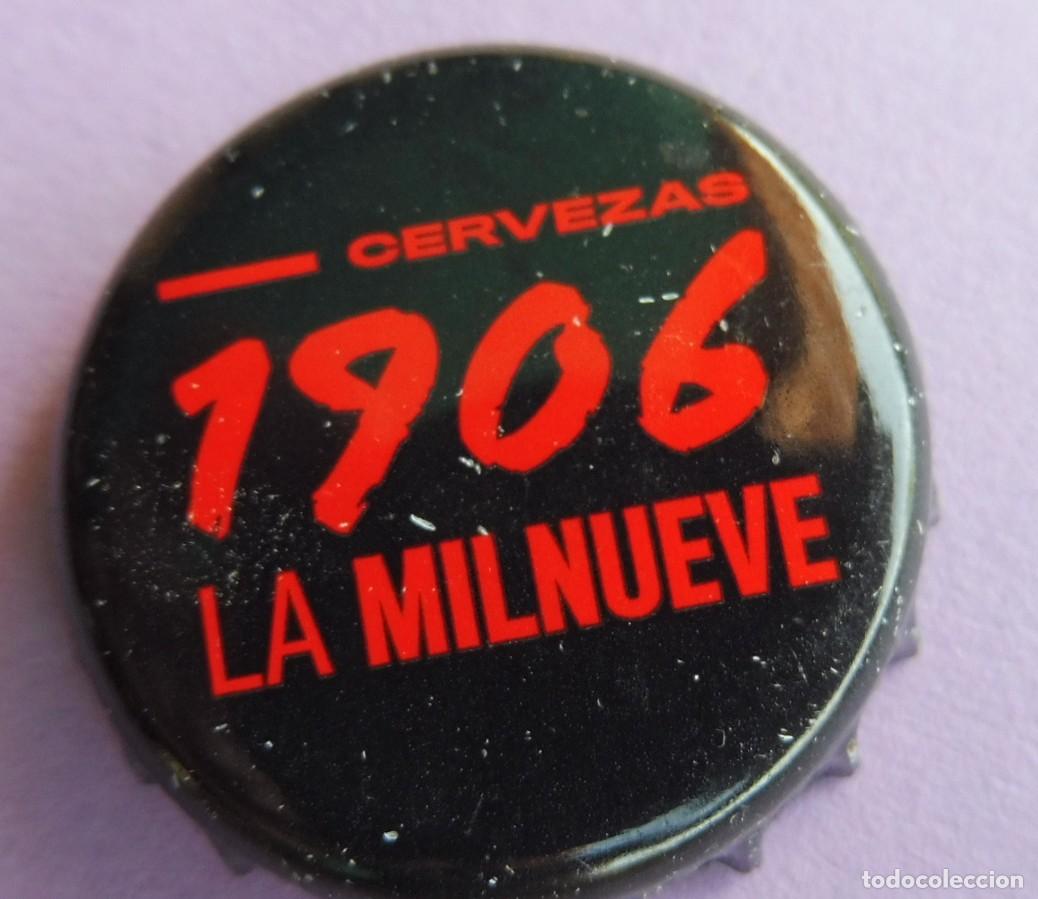 Coleccionismo de cervezas: TAP&Oacute;N CORONA - CHAPA CERVEZA, BEER, BOTTLE CAP - 1906 LA MILNUEVE . VER FOTOS