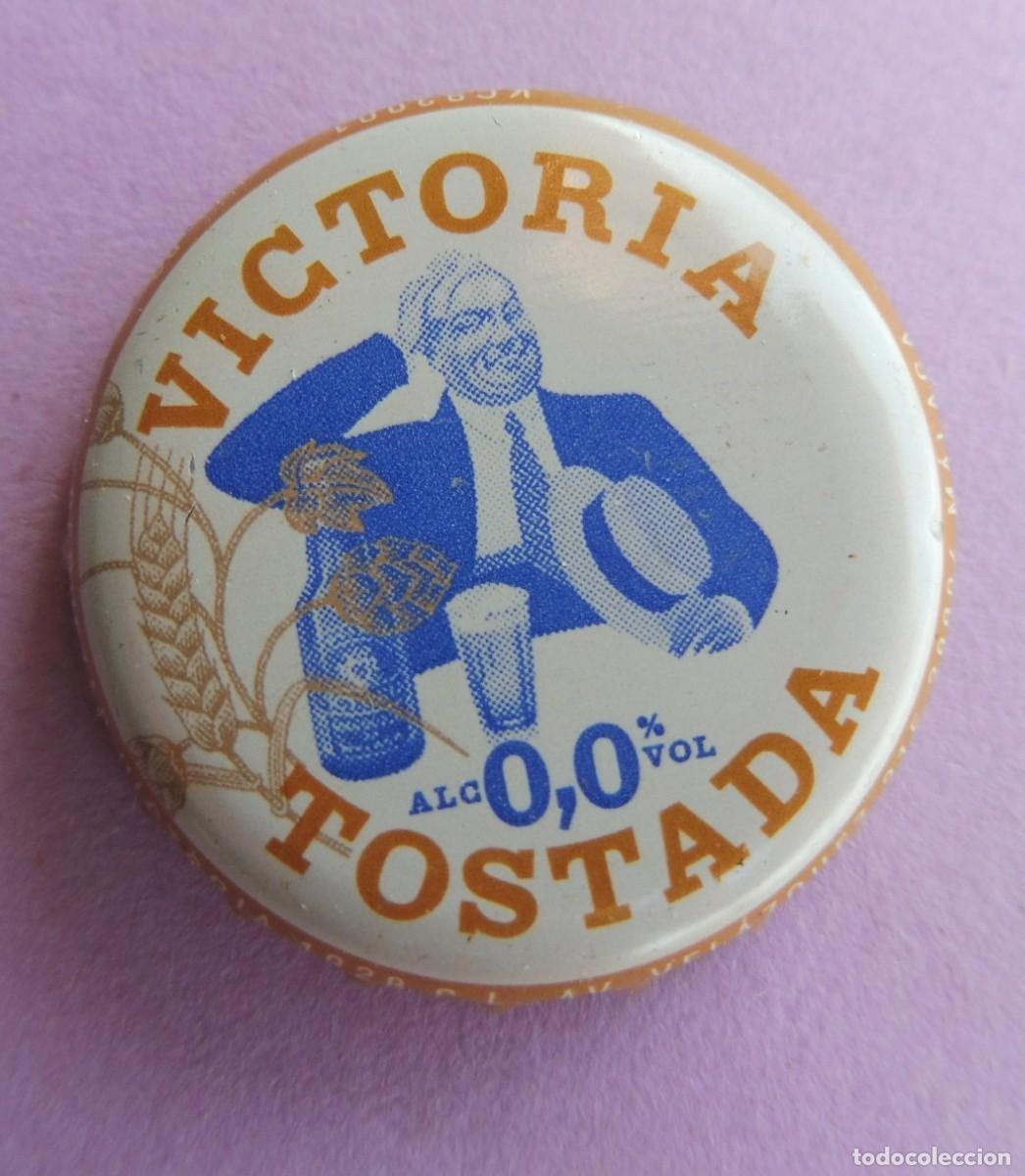 Coleccionismo de cervezas: TAP&Oacute;N CORONA - CHAPA CERVEZA, BEER, BOTTLE CAP - VICTORIA 0,0% TOSTADA . VER FOTOS