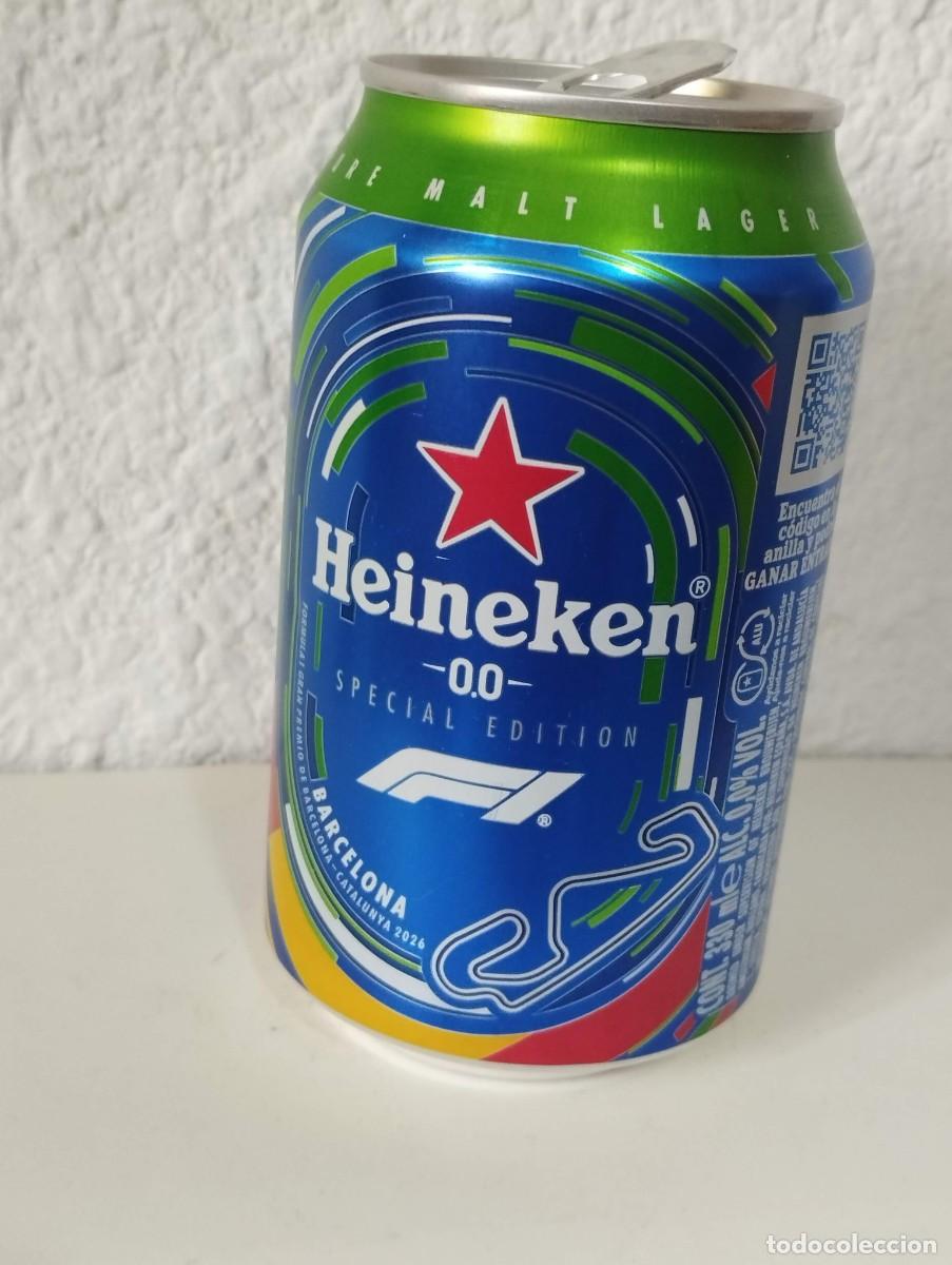 Coleccionismo de cervezas: BOTE - LATA CERVEZA HEINEKEN - SPECIAL EDITION CIRCUITO CATALUNYA BARCELONA - FORMULA 1 - F1