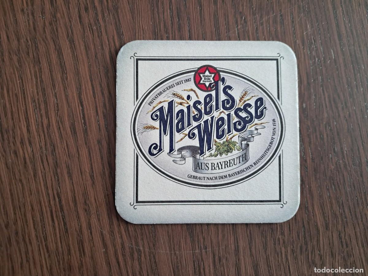 Coleccionismo de cervezas: posavasos de cerveza, Maisel's Weisse.