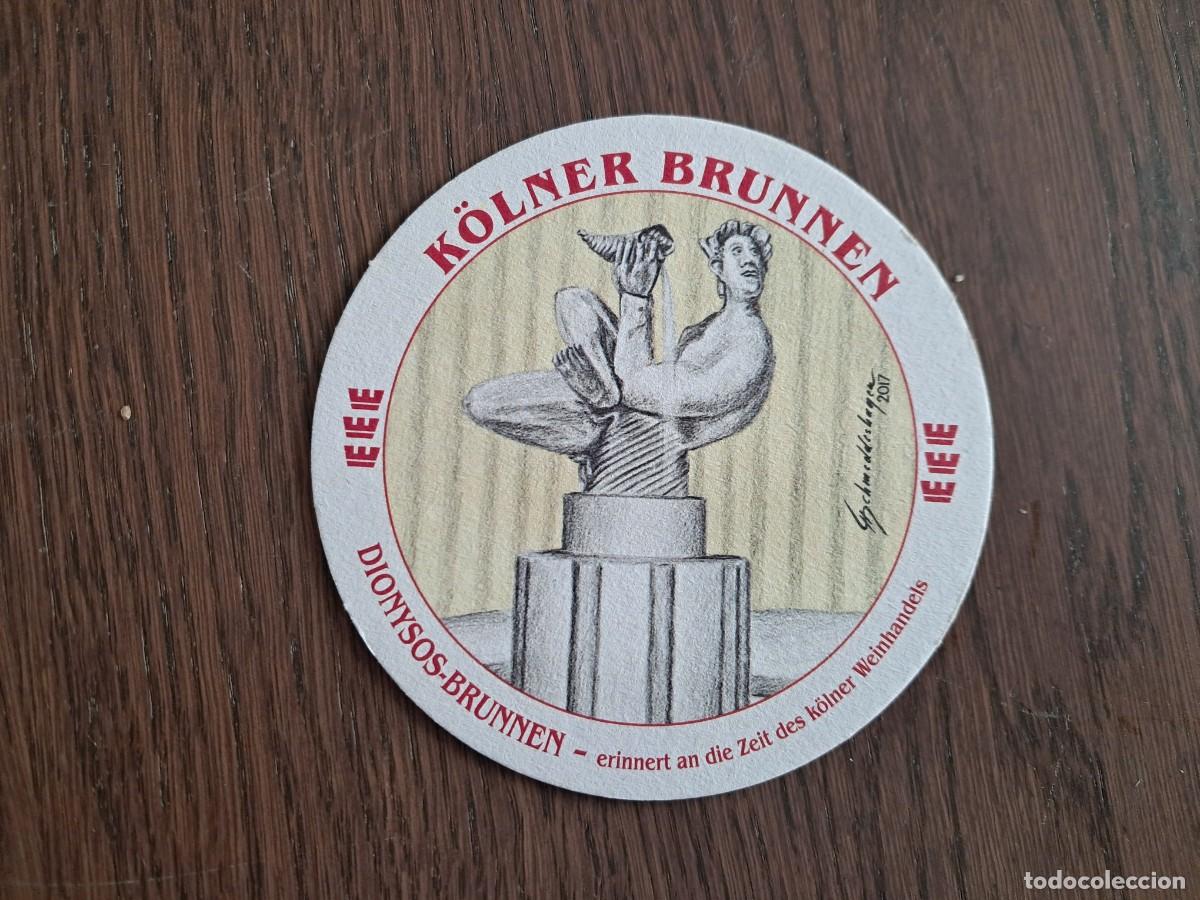 Coleccionismo de cervezas: posavasos de cerveza, Reissdorf K&ouml;lsch. Dionysos-Brunnen.