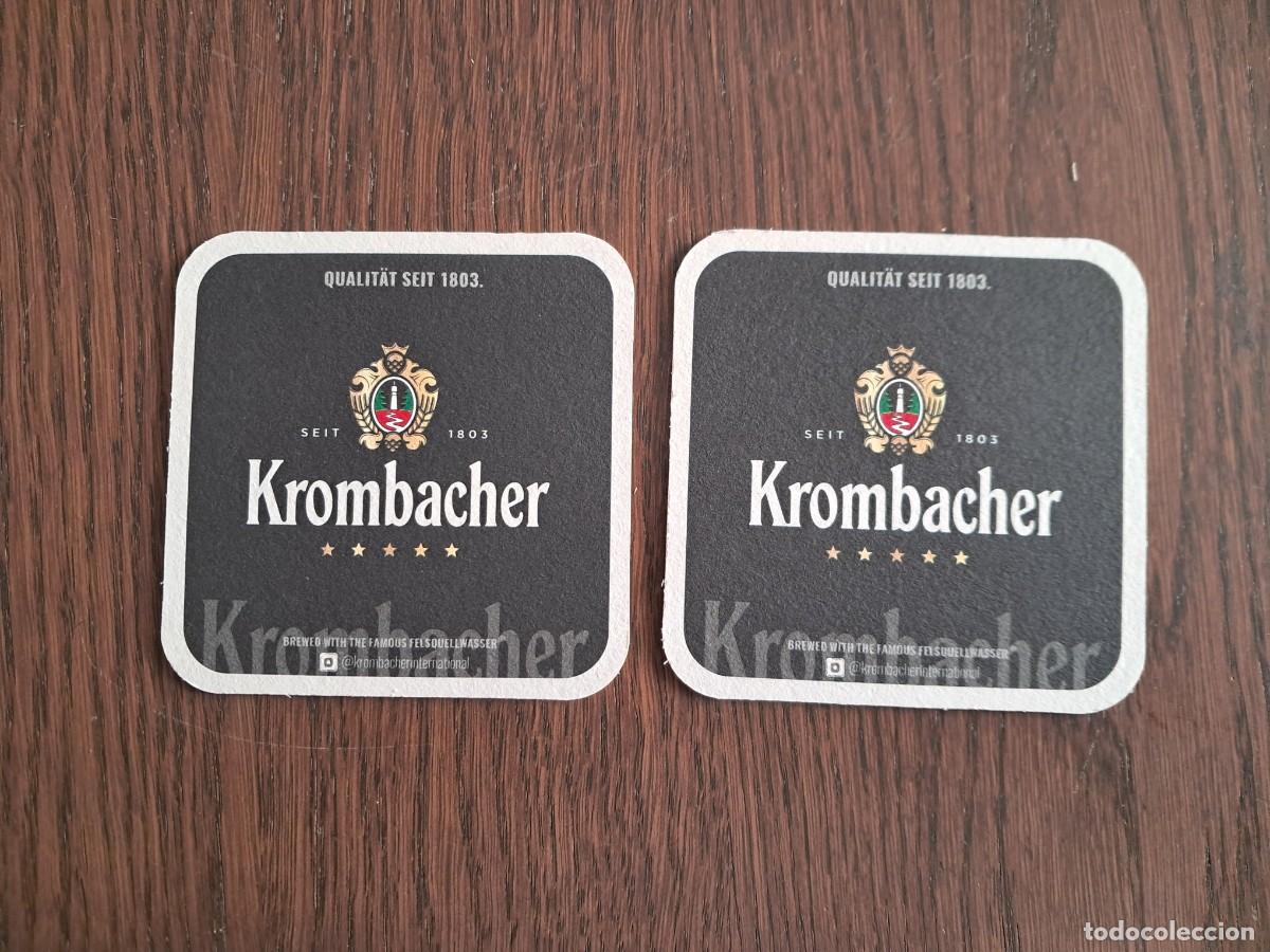 Coleccionismo de cervezas: posavasos de cerveza, krombacher.