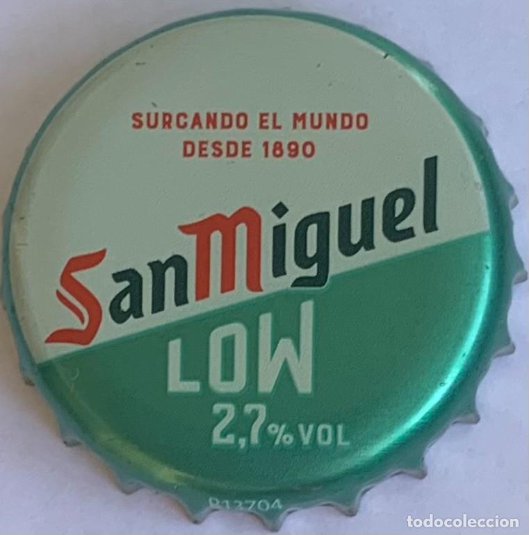 Coleccionismo de cervezas: Chapa de cerveza San Miguel Low