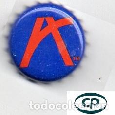 Coleccionismo de cervezas: chapa - refresco - ESPA&Ntilde;A - Aquarius Naranja